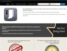 Tablet Screenshot of drivingbrilliance.com